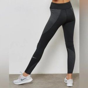 NIKE Zonal Strength Running Tights Gray Womens size M